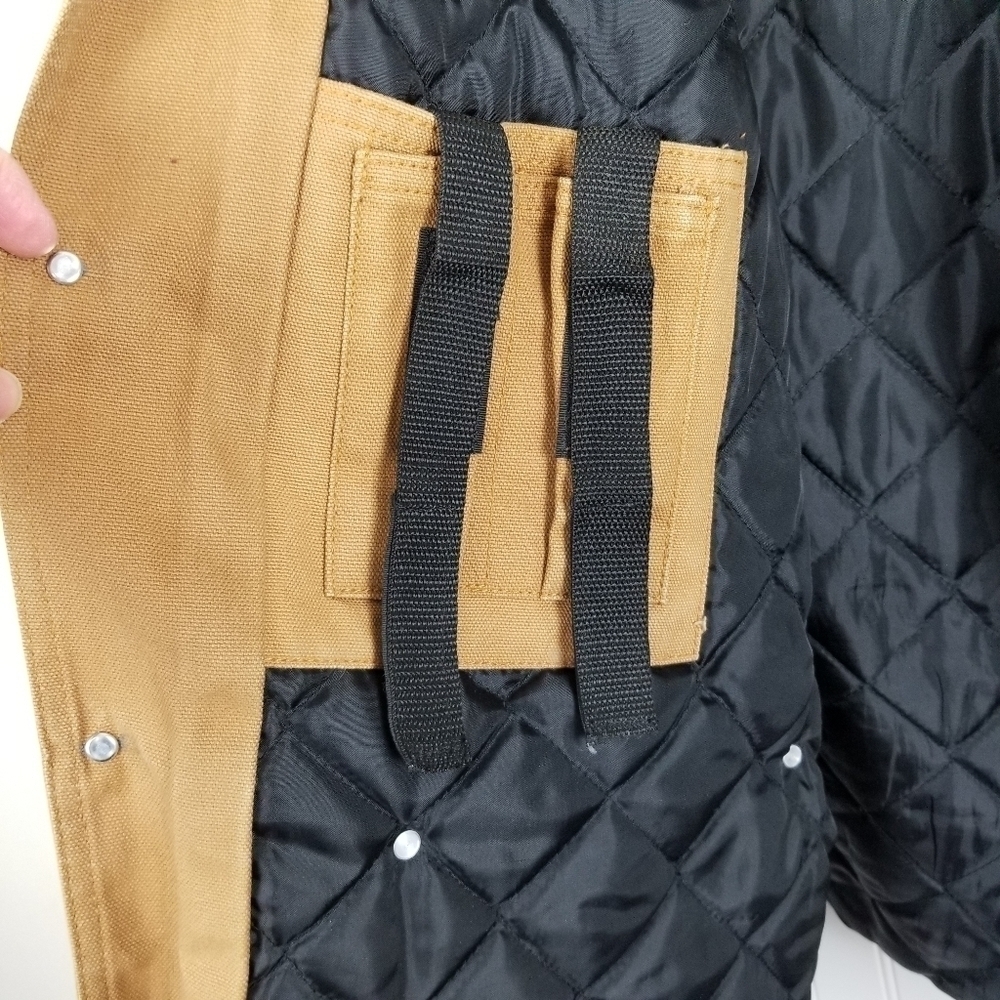 VTG Barn Field Coat Canvas Quilt Lined Made USA XXXL Winter Guide Gear Hunting - Picture 11 of 16